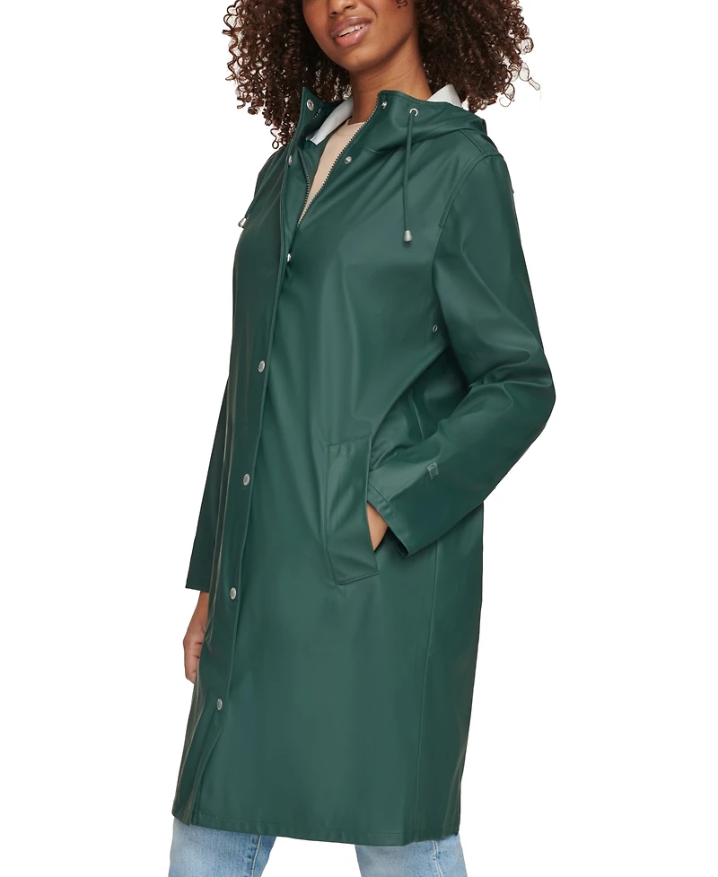Levi's Women's Long Hooded Rain Coat