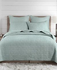 Levtex Melange Stitch 2-Pc. Sham Set, European