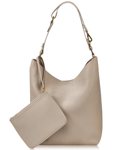 GiGi New York Addison Leather Hobo Bag