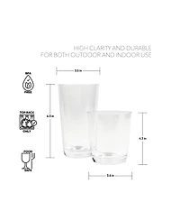 Simple 8 Piece Drinkware Set