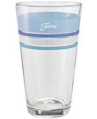 Fiesta Coastal Blues Edgeline 16-Ounce Tapered Cooler Glass Set of 4