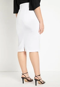 Eloquii Women's Plus Neoprene Pencil Skirt