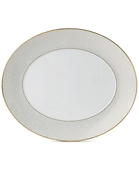 Wedgwood Gio Gold Oval Serving Platter 13"