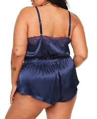 Adore Me Plus Cilla Romper Lingerie