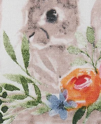 Design Imports Easter Basics Collection Springtime Kitchen Essentials, Dishtowel Set, Floral Bunny, 3 Piece