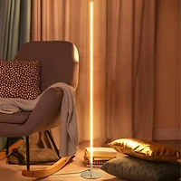 Jonathan Y Iris Led Integrated Floor Lamp