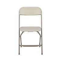 Set Of 10 Stackable Folding Plastic Chairs