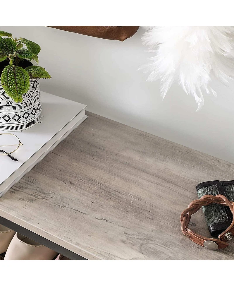 Slickblue Indestic Shoe Rack with 4 Mesh Shelves and Large Top for Bags