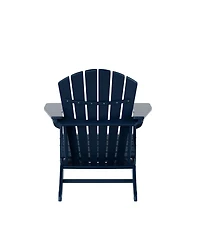 All-Weather Contoured Outdoor Poly Adirondack Chair (Set of 2)