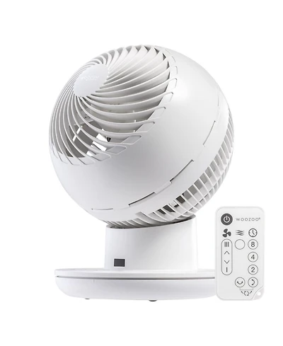 Iris Woozoo Dc Motor Quiet and Eco-Friendly Oscillating Fan, Medium, White