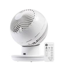 Iris Woozoo Dc Motor Quiet and Eco-Friendly Oscillating Fan, Medium, White
