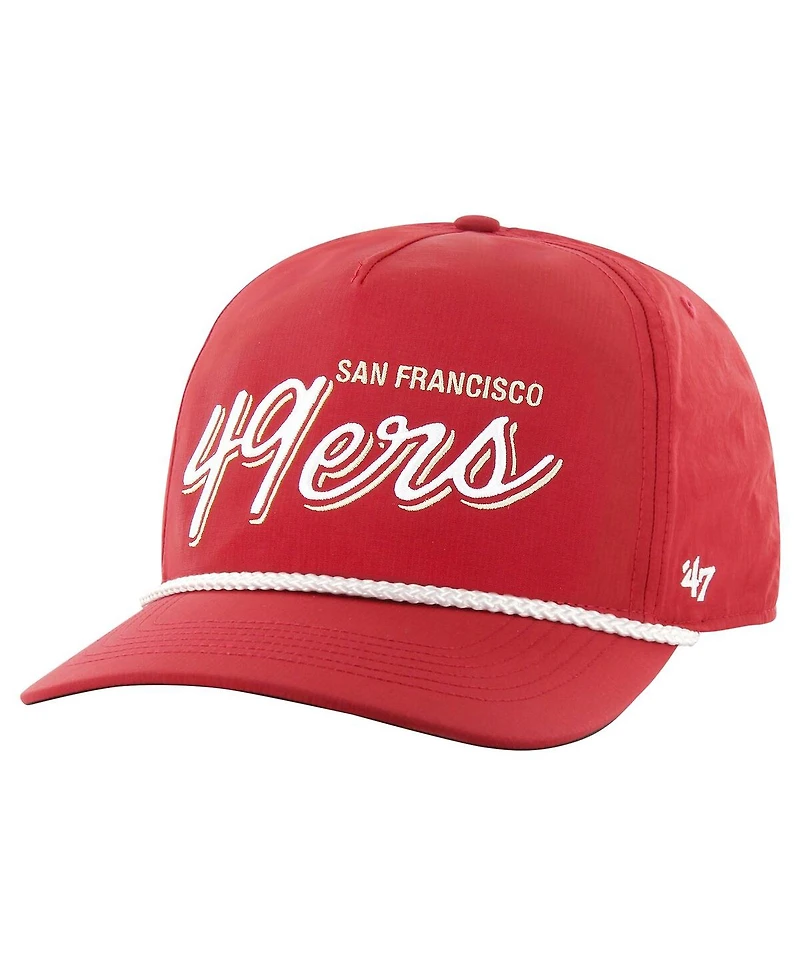 47 Men's Scarlet San Francisco 49ers Fairway Hitch brrr Adjustable Hat