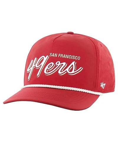 47 Men's Scarlet San Francisco 49ers Fairway Hitch brrr Adjustable Hat