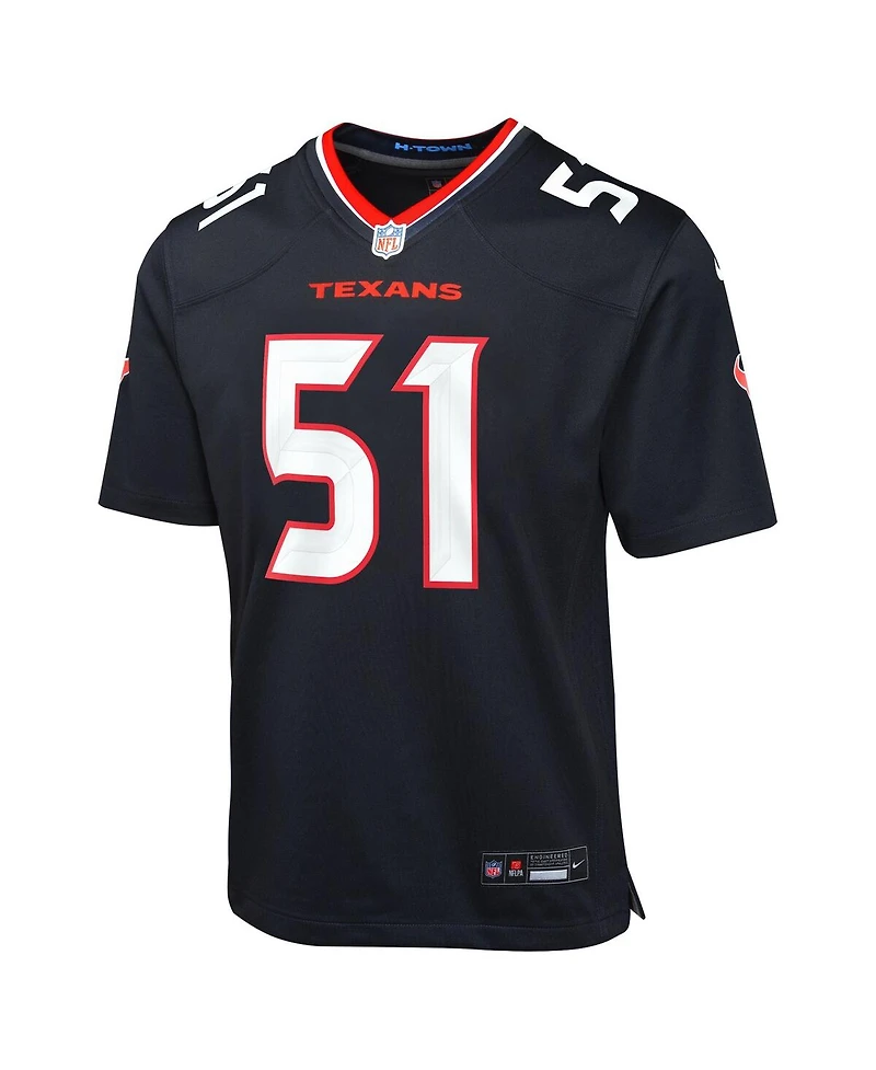 Nike Big Boys and Girls Will Anderson Jr. Houston Texans Alternate Game Jersey