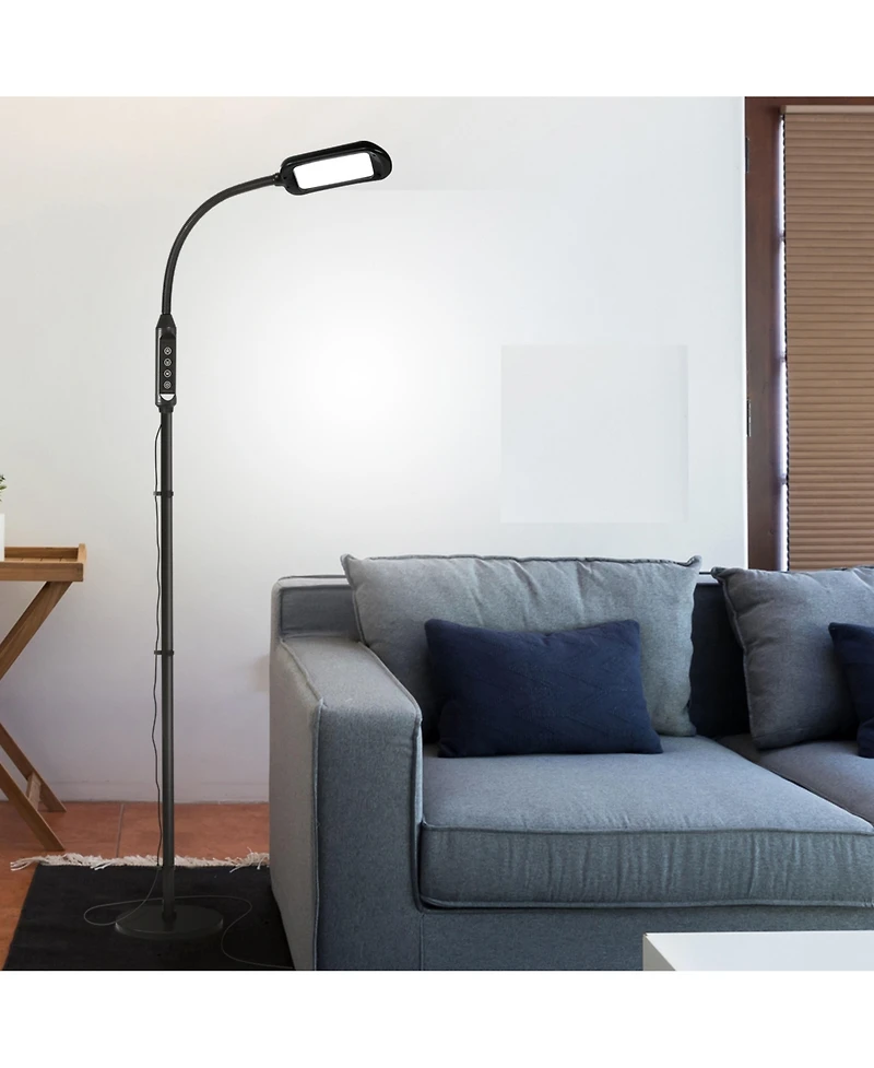 Brightech Litespan 56" Led 2-in-1 Gooseneck Adjustable Floor or Desk Lamp