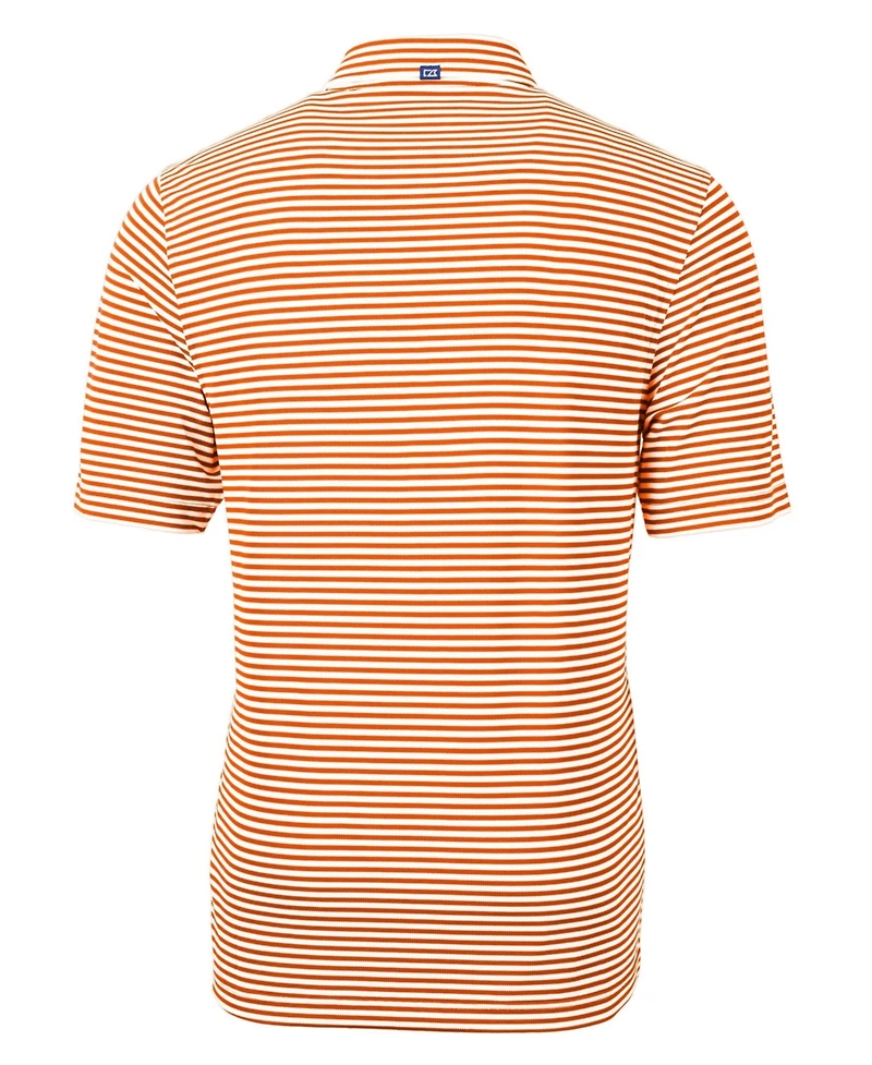 Cutter & Buck Virtue Eco Pique Stripe Recycled Mens Tall Polo Shirt
