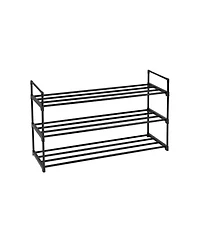 Slickblue 3-Tier Shoe Rack Metal Shoe Tower Shelf Storage Organizer Cabinet Hold up to 15 Pairs Shoes