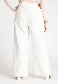 Eloquii Plus The Yvette Rigid Wide Leg Jean