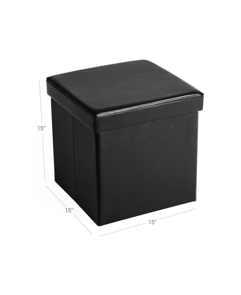 Slickblue Folding Storage Ottoman Cube