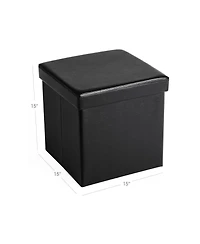 Slickblue Folding Storage Ottoman Cube