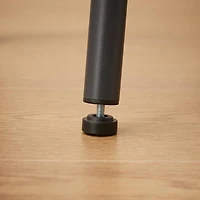 Simplie Fun Industrial Long Bar Table Set with 3 Upholstered Stools