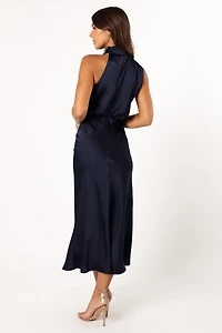Petal and Pup Women's Anabelle Halter Neck Midi Dress