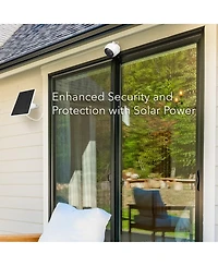 Wasserstein Solar Panel for Noorio Outdoor Security Cameras - 2W Solar Power