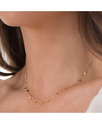 Bearfruit Jewelry Sterling Silver 18k Gold Plated Katy Small Charms Necklace