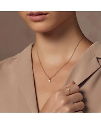 Sterling Silver 18k Gold Plated Izel Opal Pendant Necklace – Sun-Kissed Style, Delicate Statement