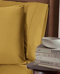 Superior Rayon From Bamboo 300 Thread Count Solid Silky Soft Pillowcase Set, Standard