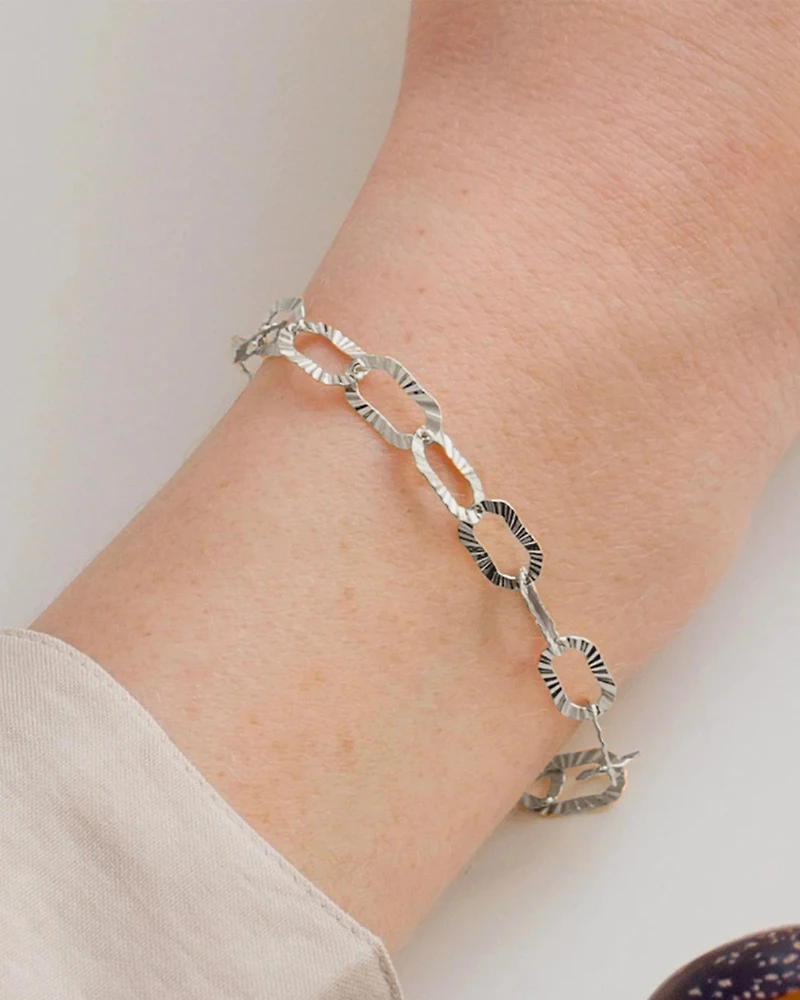 Sterling Silver Maddie Chain Bracelet