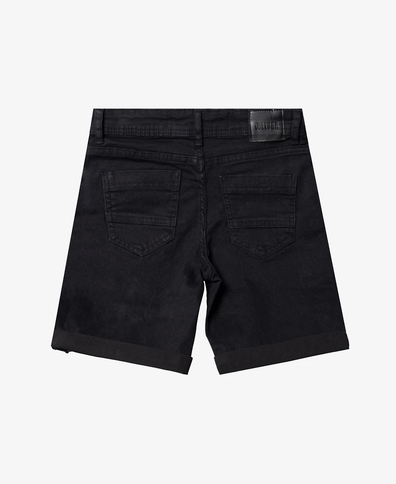 Cultura Big Boys Roll-Up Denim Shorts 2-Pack