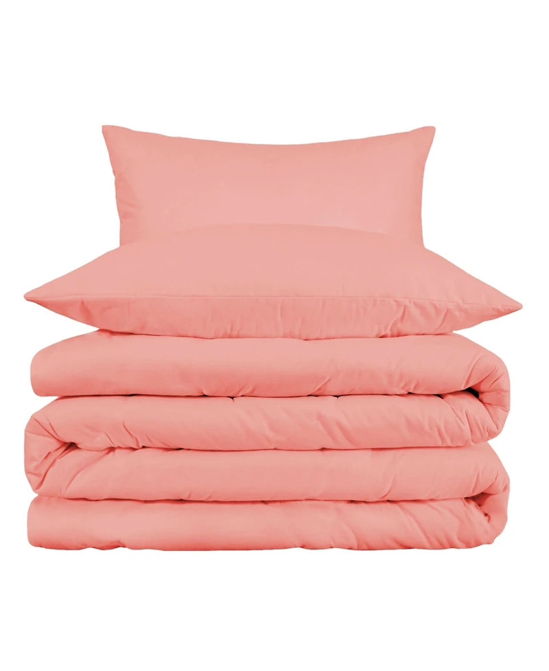 Superior Egyptian Cotton 1000 Thread Count Solid Duvet Cover Set,King/California King