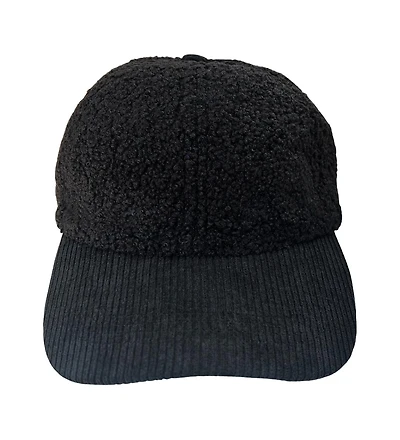 Corduroy Hat - Black