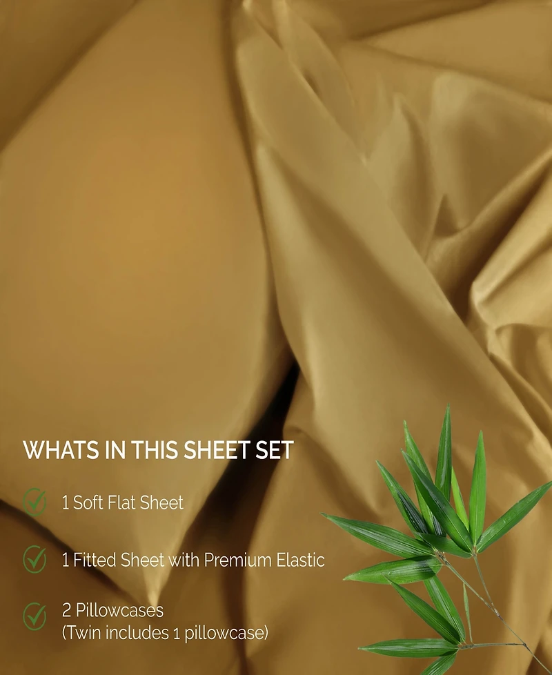Superior 300-tc Rayon from Bamboo Deep Pocket Sheet Set