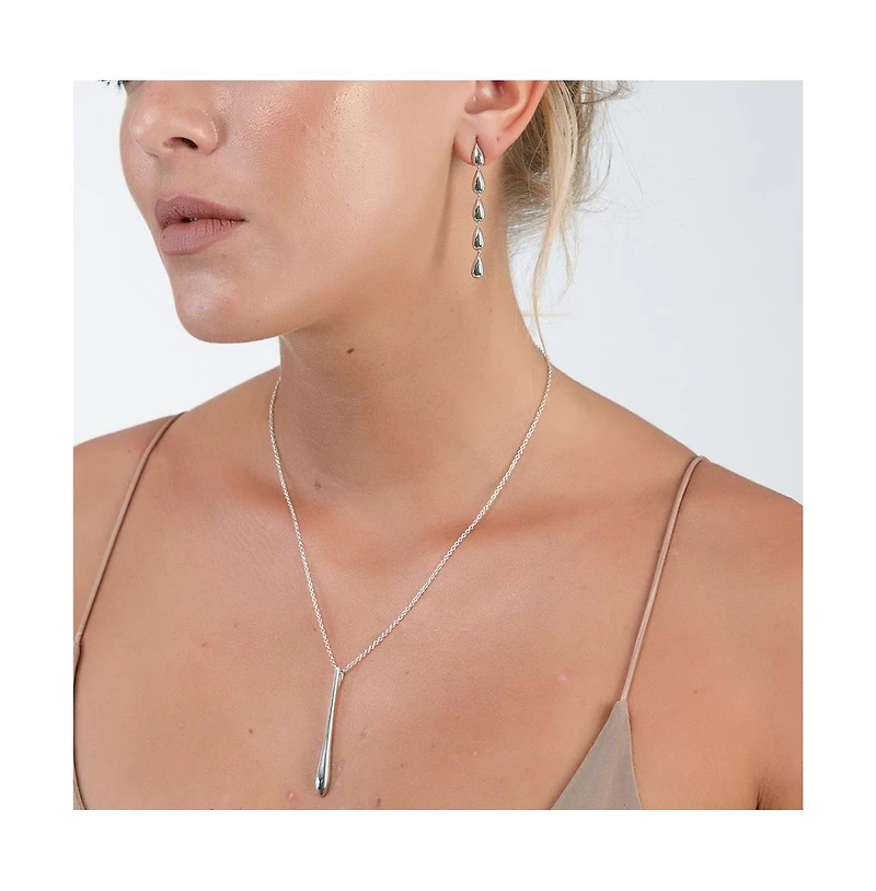 Lucy Quartermaine Solid tear Drop Pendant