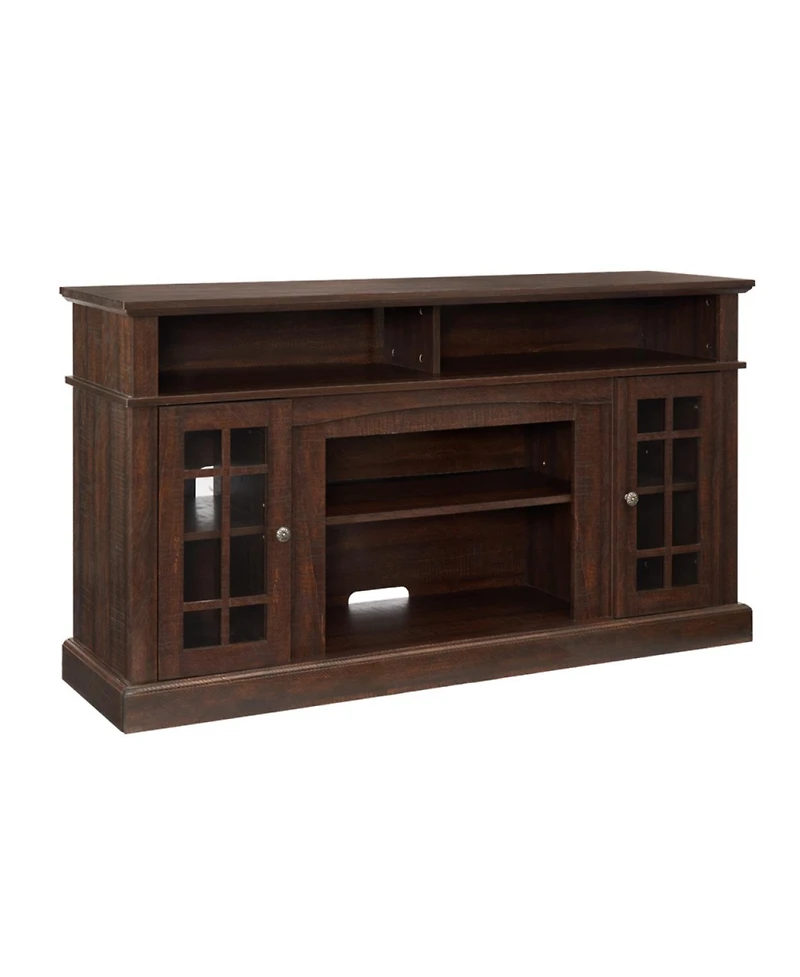 Streamdale Modern 65" Tv Stand with Open/Closed Storage, Espresso