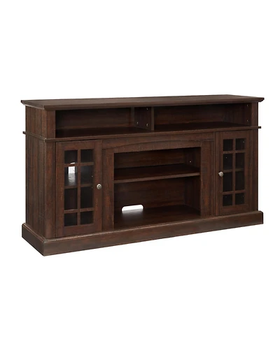 Streamdale Modern 65" Tv Stand with Open/Closed Storage, Espresso