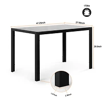 Streamdale Furniture Dining Table for Home or Office Use
