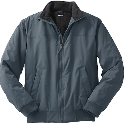 KingSize Men's Fleece-Lined Bomber Jacket