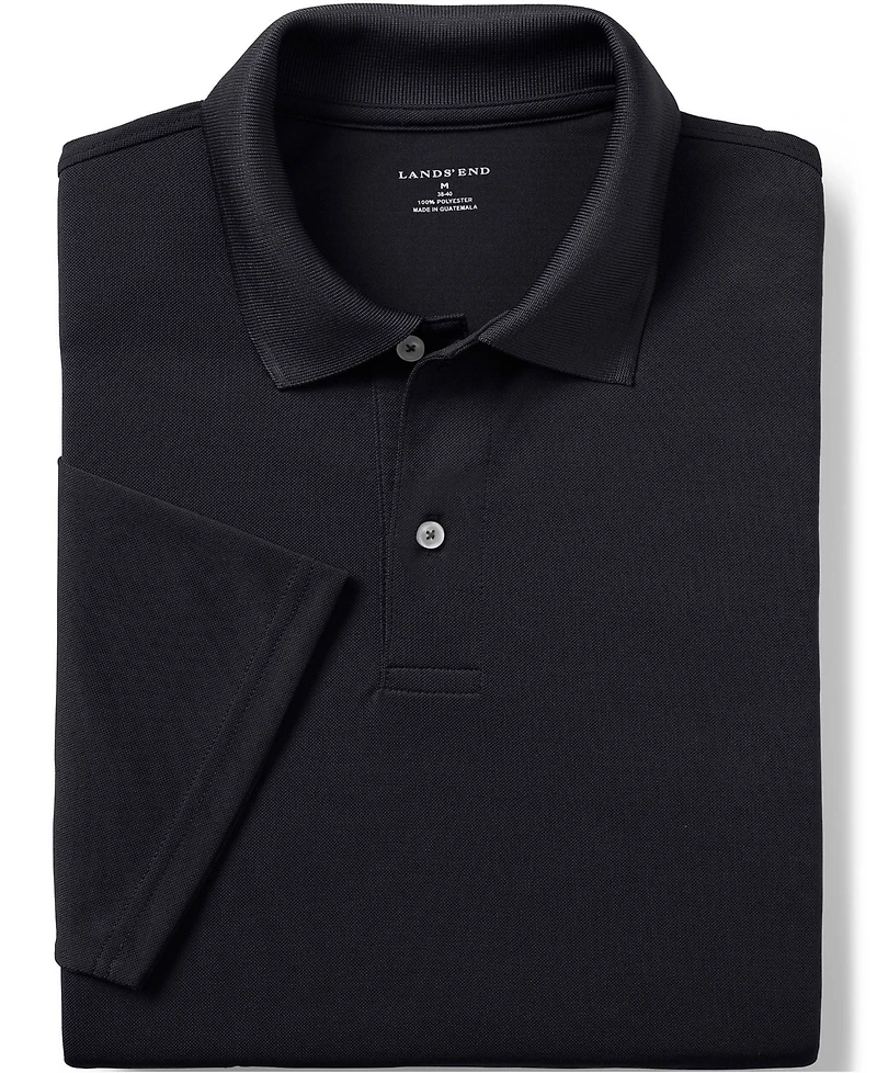 Lands' End Men's Short Sleeve Polyester Polo