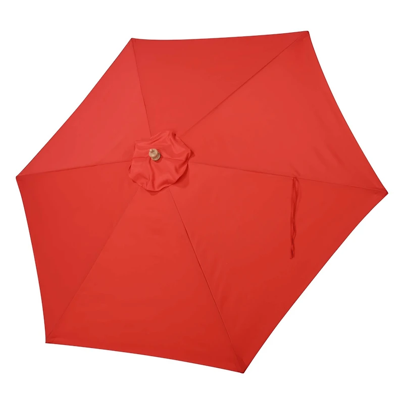 9Ft 6 Ribs Umbrella Cover Canopy Replacement Top Patio Outdoor Market Beach Red