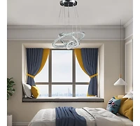 Streamdale Adjustable Eira Small Crystal Led Chandelier