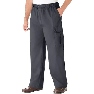 KingSize Big & Tall Knockarounds Full-Elastic Waist Cargo Pants