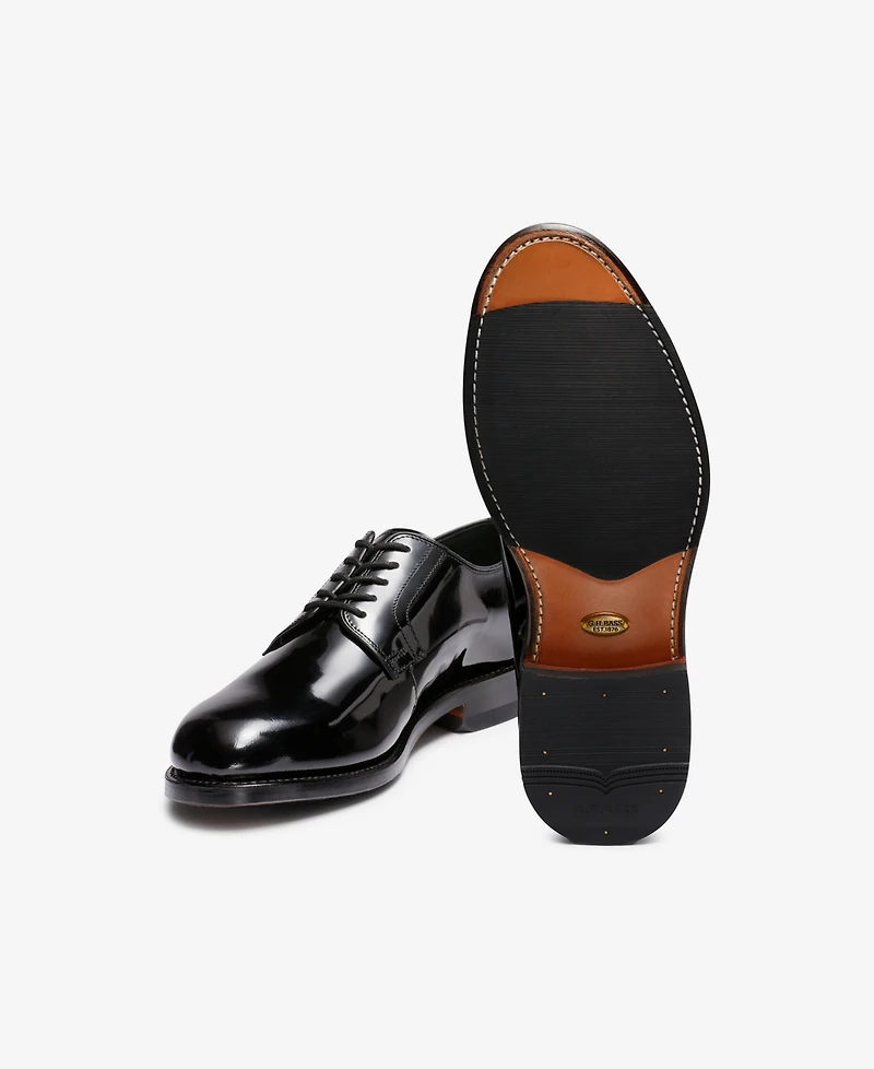 G.h.bass Men's Monogram Blucher Derby Dress Shoes