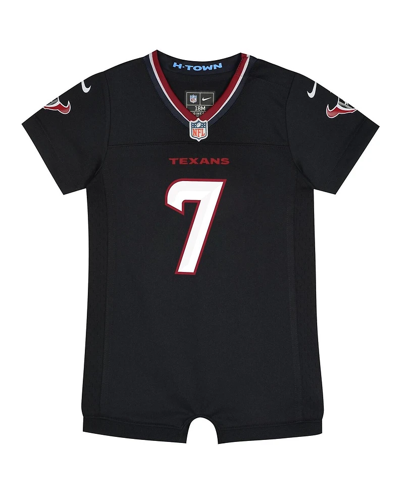 Nike Newborn Infant C.j. Stroud Navy Houston Texans Game Romper Jersey