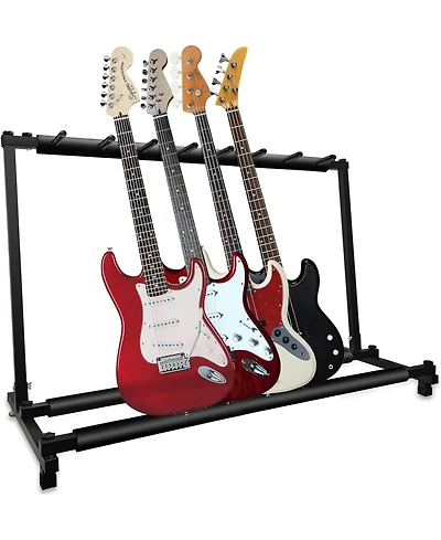 5 Core Guitar Rack Stand • 7 Multi Guitars Holder Storage Stands for Acoustic Electric and Bass Soporte Para Guitarra - GRack 7N1