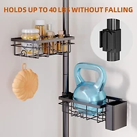 Sugift 2-1 Portable Vertical 2-Tier Clothes Drying Rack