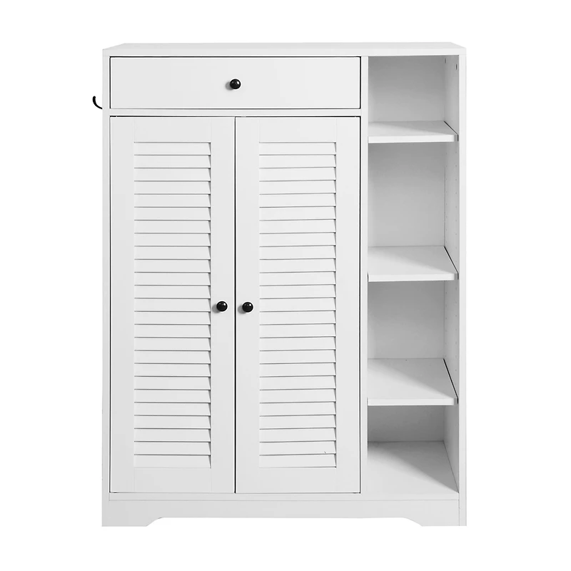 Streamdale Modern White Shoe Rack Organizer