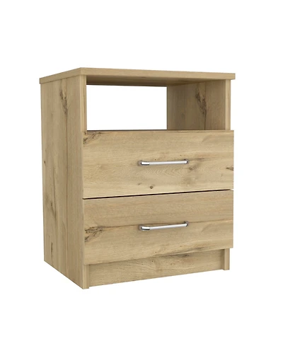 Streamdale Nightstand Olienza, Two Drawers, One Shelf, Finish